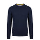Roberto Pepe Luxury Blue Cotton Men's Sweater