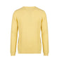 Roberto Pepe Luxury Yellow Cotton Men Sweater