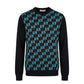 Roberto Pepe Luxury Light Blue Wool Men's Sweater