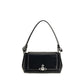 Vivienne Westwood Black Calf Leather Bos Taurus Shoulder Bag