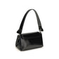 Vivienne Westwood Black Calf Leather Bos Taurus Shoulder Bag