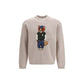 Maison Kitsuné Beige Wool Oves Aries Sweatshirt