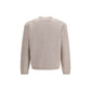 Maison Kitsuné Beige Wool Oves Aries Sweatshirt
