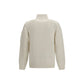 C.P. Company White Wool Oves Aries Cardigan