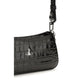 Vivienne Westwood Black Calf Leather Bos Taurus Shoulder Bag