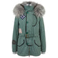 Mr&Mrs Italy Green Cotton Women's Jacket