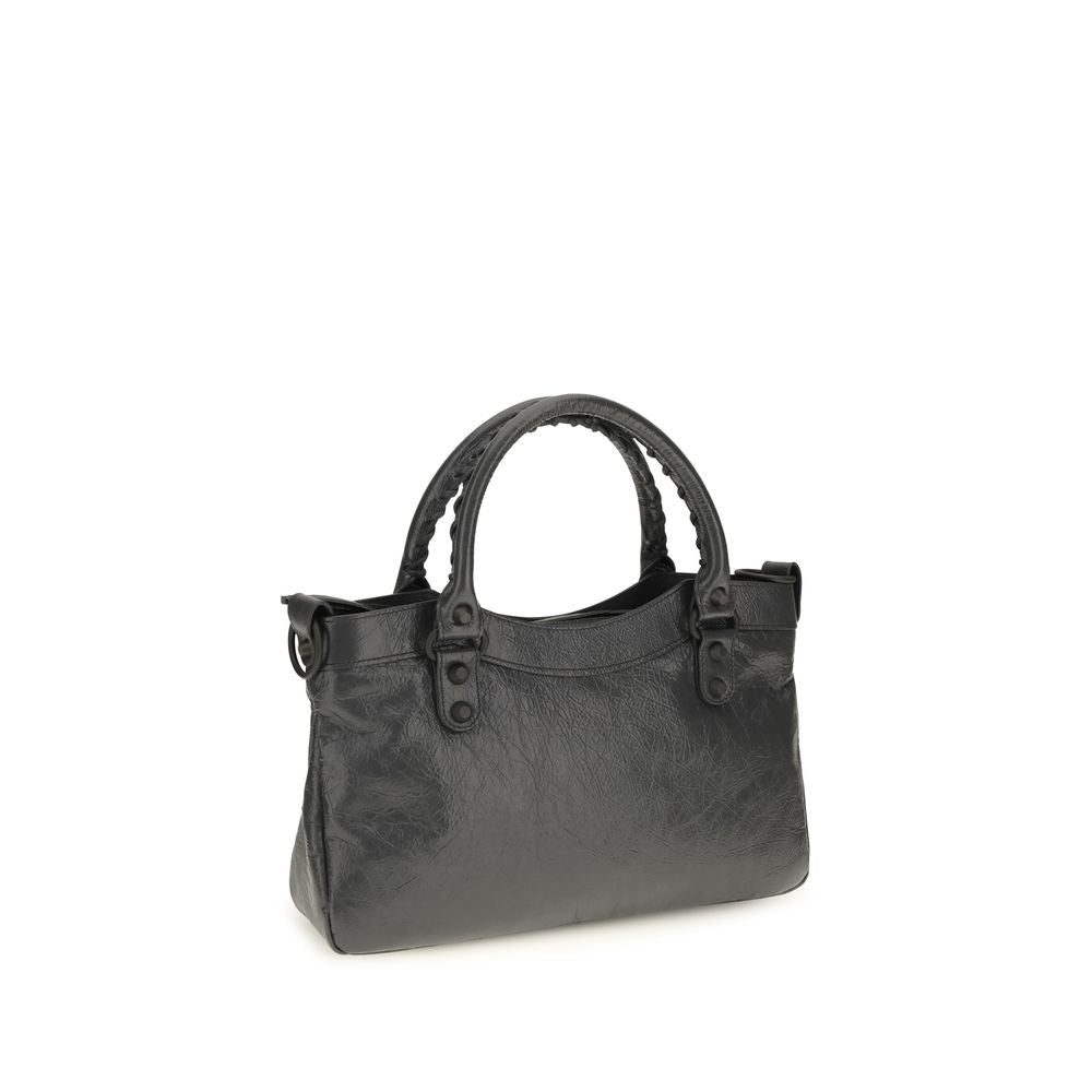 Balenciaga Gray Lamb Ovis Aries Shoulder Bag