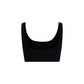 Marine Serre Black Cotton Sport Bra