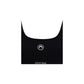 Marine Serre Black Cotton Sport Bra