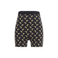 Marine Serre Black Polyamide Bermuda Shorts