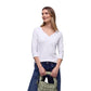 Street One White Cotton Long Sleeve T-Shirt