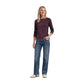 Street One Purple Cotton Long Sleeve T-Shirt