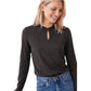 Street One Brown Cotton Long Sleeve T-Shirt