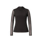 Street One Bicolor Polyester Long Sleeve T-Shirt