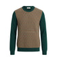 Roberto Pepe Luxury Green Wool Men's Sweater