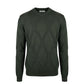 Roberto Pepe Luxury Green Wool Men's Sweater