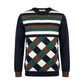 Roberto Pepe Luxury Blue Wool Men's Sweater