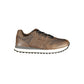 Gas Brown Polyurethane Men's Sneaker