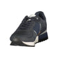 Gas Blue Polyurethane Men's Sneaker