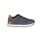 Gas Blue Polyurethane Men's Sneaker