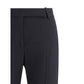 Alexander McQueen Black Acetate Flared Pants