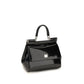 Dolce & Gabbana Black Calf Leather Bos Taurus Handbag
