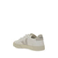 Veja White Calf Leather Bos Taurus Low Top Sneakers