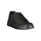 Gas Black Polyurethane Men Sneaker