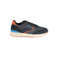 Gas Blue Polyurethane Men's Sneaker