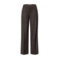 Street One Brown Polyester Casual Pants