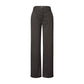 Street One Brown Polyester Casual Pants