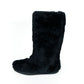 Mr&Mrs Italy Black Rabbit Fur Women Shoe