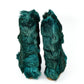 Mr&Mrs Italy Teal Fur Women's Shoe