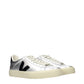 Veja Gray Leather Low Top Sneakers