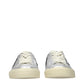 Veja Gray Leather Low Top Sneakers