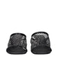 Stella McCartney Black Leather Stiletto Heel Sandals