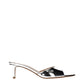 Gianvito Rossi Gray Leather Platform Sandals