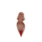 Amina Muaddi Red Goatskin High Heel Pumps
