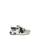 Off-White Multicolor Fabric Athletic Sneakers