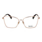 Max Mara Rose Gold Metal Glasses (Frames)