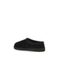 UGG Black Suede Leather Mules