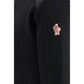 Moncler Grenoble Black Wool Oves Aries Cardigan