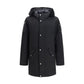 Moose Knuckles Black Cotton Coat