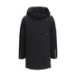 Moose Knuckles Black Cotton Coat