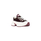 Converse Bordeaux Leather Chunky Sneakers