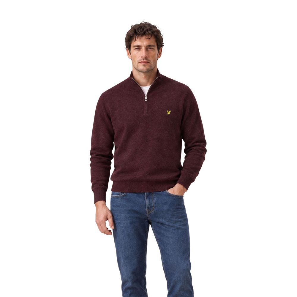Lyle & Scott Bordeaux Cotton Sweatshirt