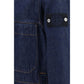 Stone Island Blue Cotton Denim Jacket