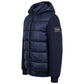 Baldinini Trend Blue Polyester Men Jacket