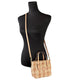 COACH Coach Mini City Gingham Straw Tote Crossbody Bag
