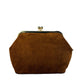 COACH Coach Kisslock Frame 27 Suede Bag